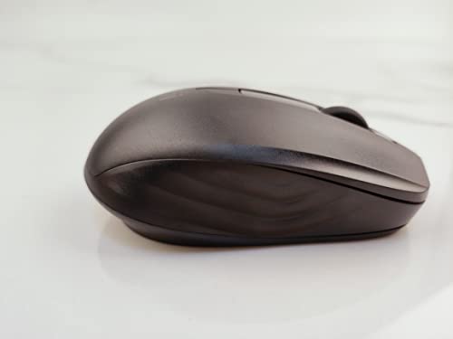 Rii Wireless Mouse, 2.4G Portable Computer Mice for PC, Laptop, Windows,Office Included Wireless USB dongle (Black)
