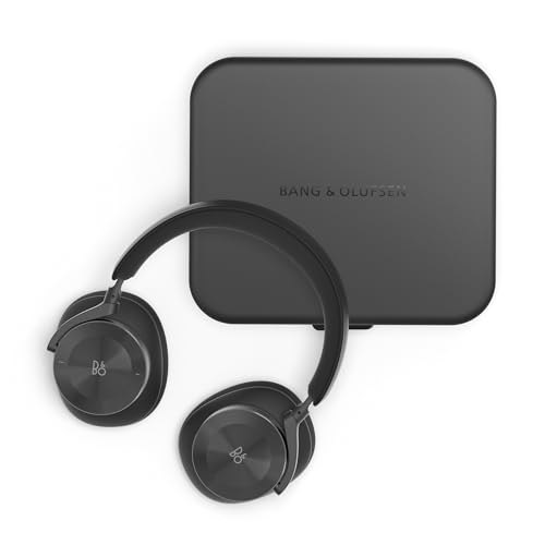 Bang & Olufsen Beoplay H95 Premium Comfortable Wireless Active Noise Cancelling (ANC) Over-Ear Headphones with Protective Carrying Case, Black