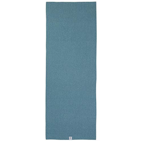 Gaiam Yoga Towel - Mat Sized Active Dry Non Slip Moisture Wicking Sweat Absorbent Microfiber Hot Yoga Towel for Women & Men | Stay-Put Corner Pockets (70" Long x 26" Wide)