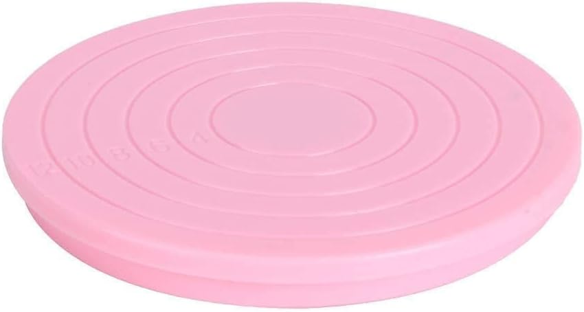 2PCS 5.5in Mini Cake Turntable, 360 Degree Revolving Cake Stand for Cupcake Decorating and Display