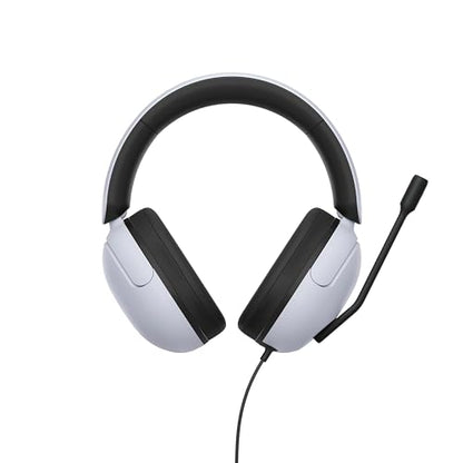 Sony INZONE H3 Wired Gaming Headphones With Mic, PS5 Headphones, Over-Ear, Personalized 360 Spatial Sound, Discord Certified MDR-G300 (White)