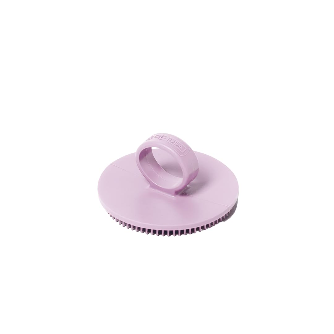 Boie USA Face Scrubber - Handheld Facial Tool, Deep Cleansing Exfoliating Facial Brush. Fights Acne with Gentle, Silicone-Like Bristles, Long Lasting, & Hypoallergenic (Blue)