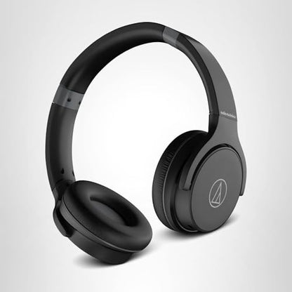 Audio-Technica ATH-S220BTBK Wireless On Ear Headphones, Black