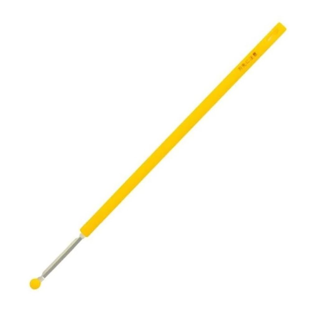 SUNCRAFT Egg Mix Stick, Stainless Steel Blade, Chalazae Removal, Effortless Mixing Kitchen Gadget 9” x 0.4" Made in Japan (Yellow)