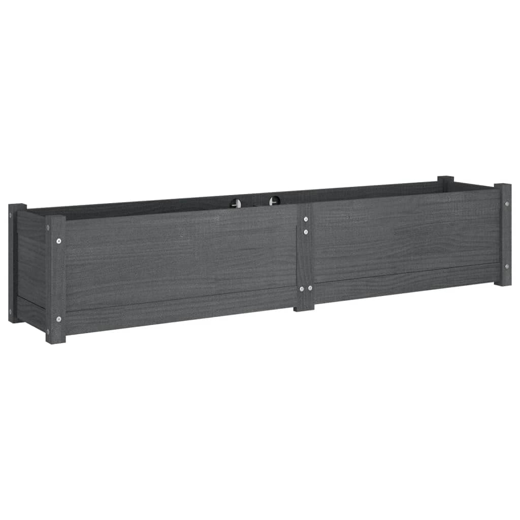Mhdvray Raised Garden Bed Set 2 Pack Large 59.1 x 59.1 x 12.2 in Outdoor Wooden Planter Box, Solid Pine Wood Elevated Garden Beds for Patio, Balcony, Yard and Deck