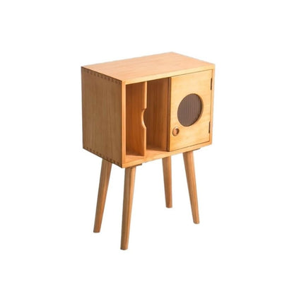 YGwnjqr Cd Rack Multi-Functional Wooden Vinyl Record Cabinet Cd Albums Storage Rack Bookcase,