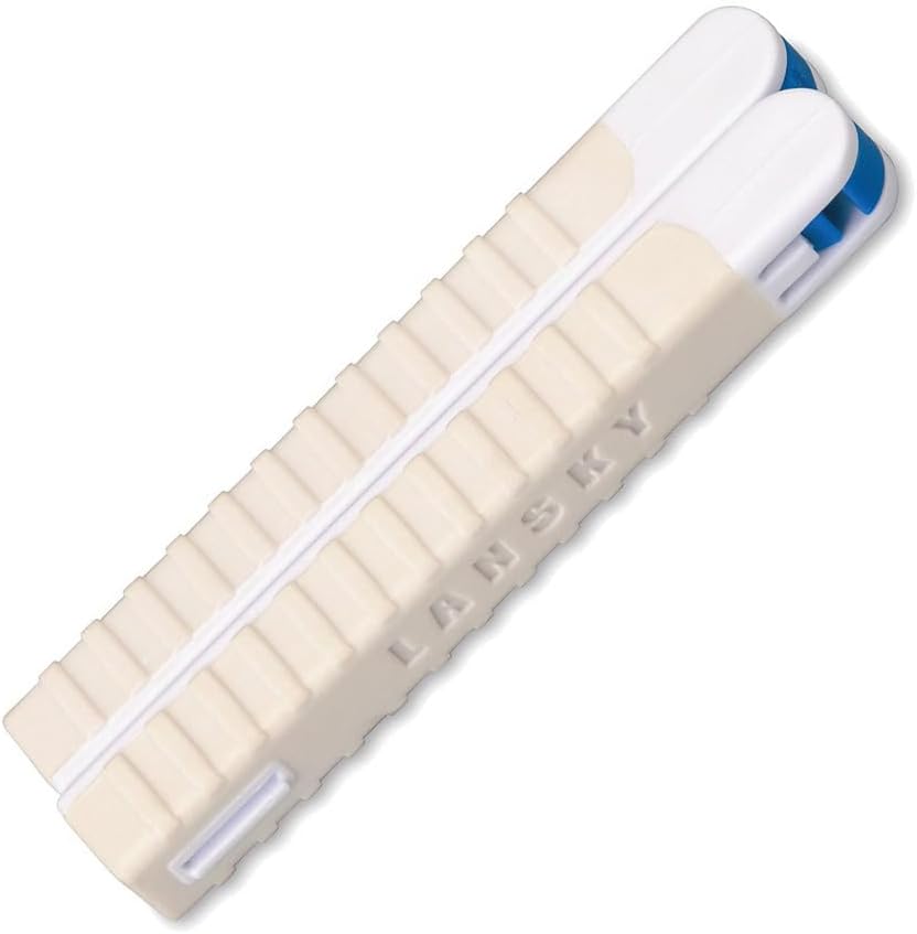 Lansky Folding Diamond Fish Hook & Knife Sharpener, Marine-Grade Fishing Hook Sharpener - LDFHS