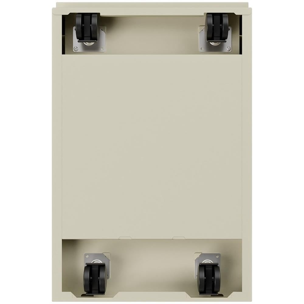 Hirsh 23-in Deep Mobile Pedestal File 2-Drawer File/File. Full Width Pull. Beige