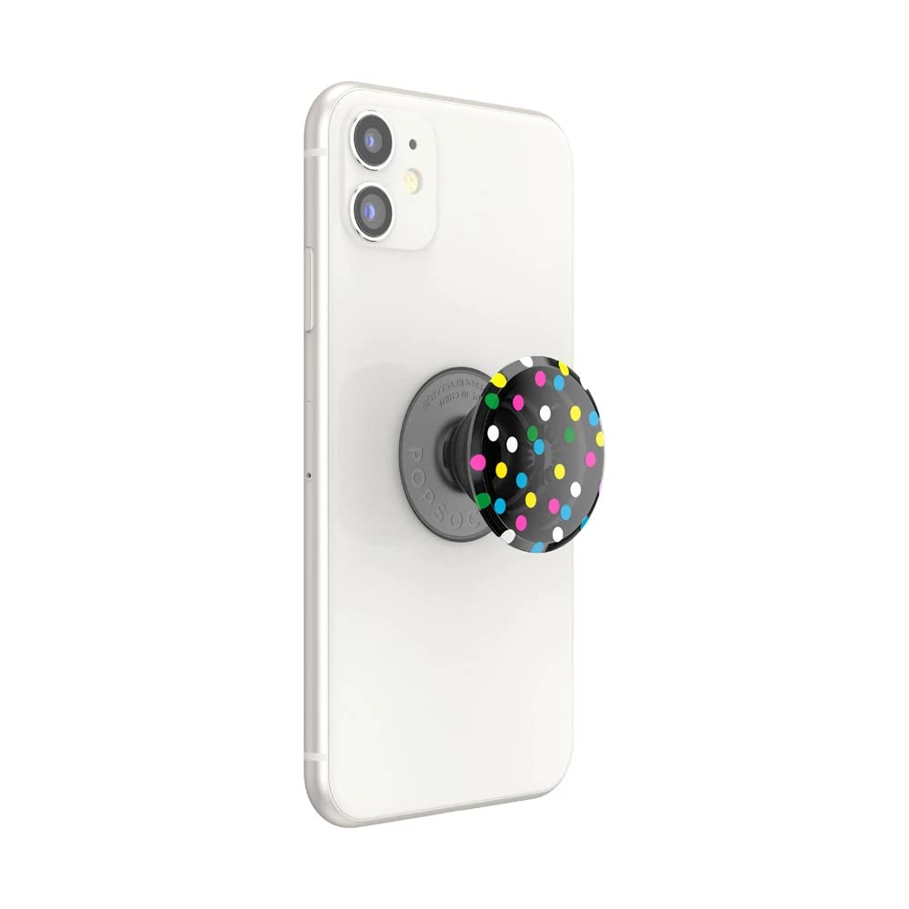 PopSockets Phone Grip for MagSafe with Kickstand, Magnetic Stand, Swappable Top, Secure Hold for iPhone MagSafe Cases, Phone & Tablet Grip - Clear