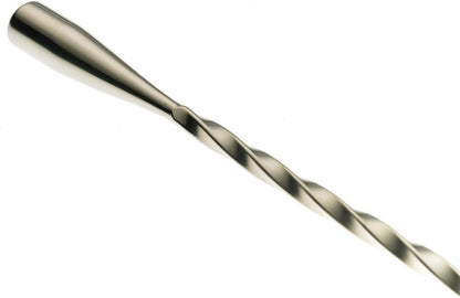 Barfly Teardrop Bar Spoon, 19 5/8" (50 cm) Stainless Steel End