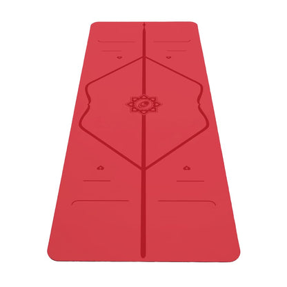 Liforme Travel Yoga mat – Patented Alignment System, Warrior-Like Grip, Non-Slip, Eco-Friendly, Ultra-Lightweight and Sweat Resistant, Made with Natural Rubber