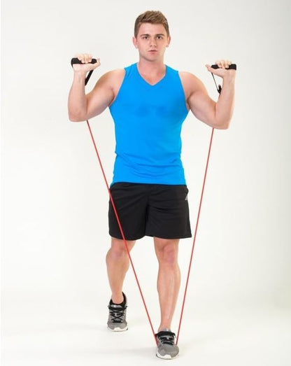 Black Mountain Products Single Resistance Band - Door Anchor and Starter Guide Included