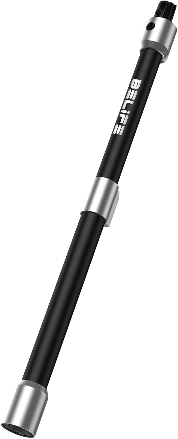 Belife Retractable Metal Tube, Extensible Wands for Belife S10 Cordless Stick Vacuum Cleaner, 17.6inch-25.5inch