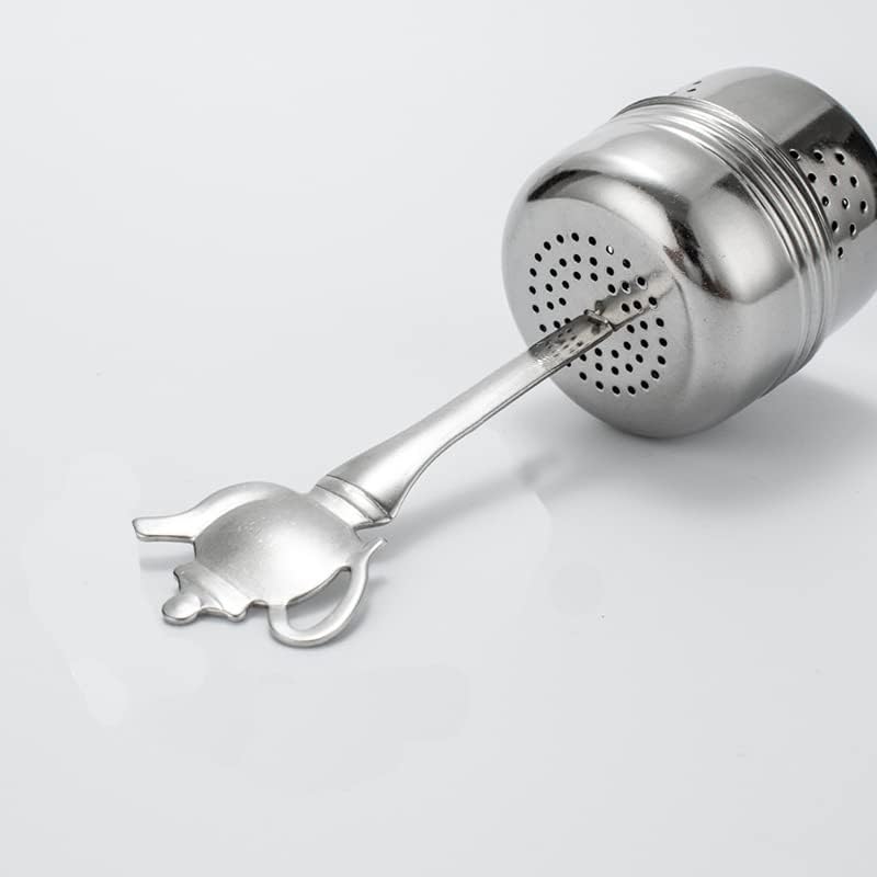 Leden Tea Infuser, Stainless Steel Tea Strainer & Steeper for Loose Tea, Cute Teapot Shaped Filter for Mug, 1 Pack
