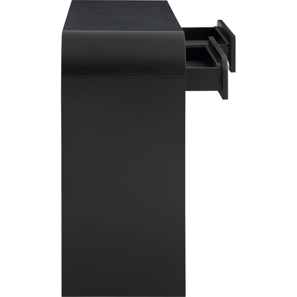 Meridian Furniture 888Black-S Artisto Collection Modern | Contemporary Rectangular Console Table, Black, 54" W x 15" D x 31.5" H
