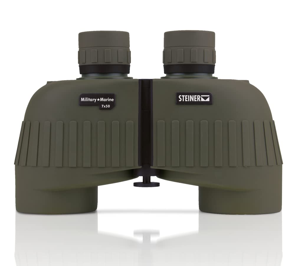 Steiner Military-Marine 7x50mm Binoculars – Legendary Tactical Optics with Sports-Auto-Focus, Floating Prism Shock Absorption, Waterproof, and Heritage Warranty