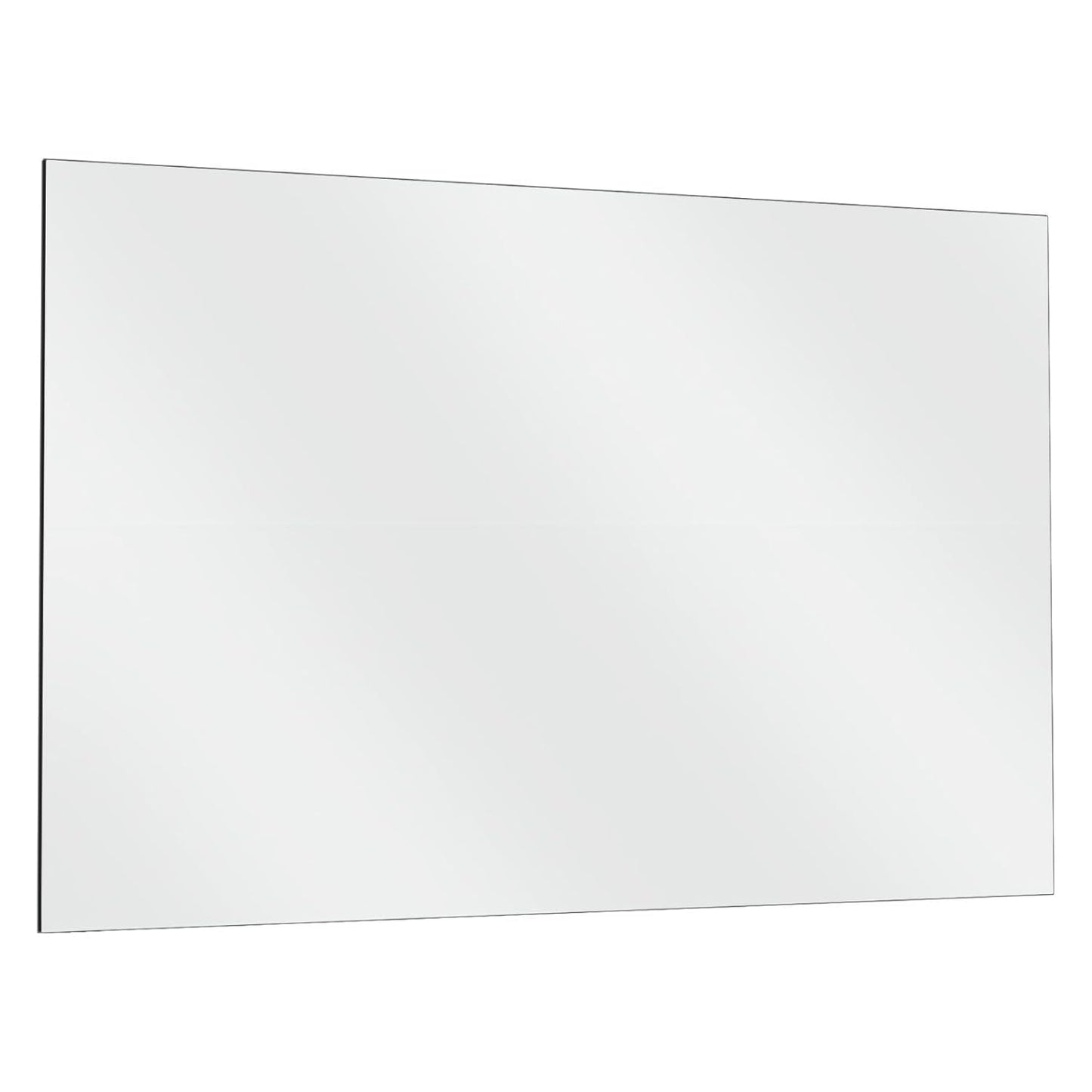 Fab Glass and Mirror Large Gym Mirror for Home Gym 48x32 - Full Length Ultra-Clear Annealed Glass Wall Mount - DIY Workout Display with Safety Backing - 1/4 Inch Low-Iron