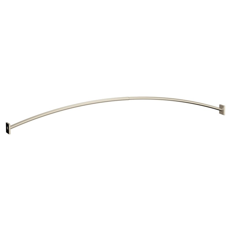 Moen CSR2169BNTriva Adjustable 48 to 72-Inch Curved Shower Curtain Rod