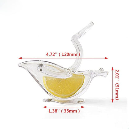 New Acrylic Manual Lemon Slice Squeezer, Portable Transparent Fruit Juicer, Hand Juicer for Orange Lemon