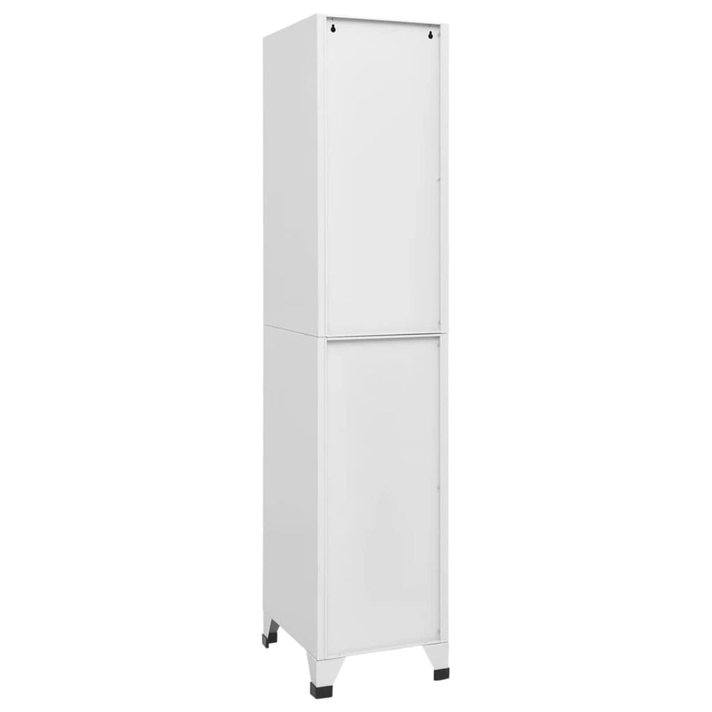 Gecheer Steel Locker Cabinet, Large Storage with Lockable Door, 15inx17.7inx70.9in, Grey Matte Finish, for Office or Sports Changing Rooms