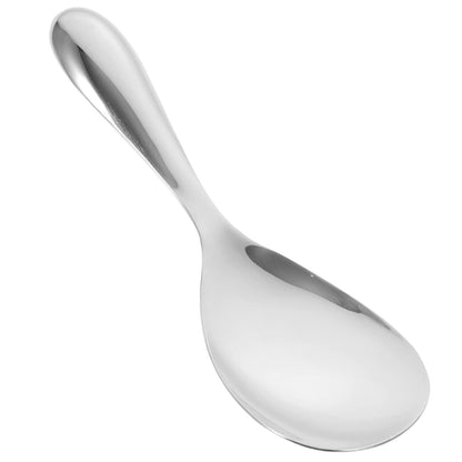 UPKOCH Stainless Steel Rice Spoon Paddle 7.87 Inch Metal Rice Scoop with Comfortable Handle for Serving and Salad Kitchen Utensil