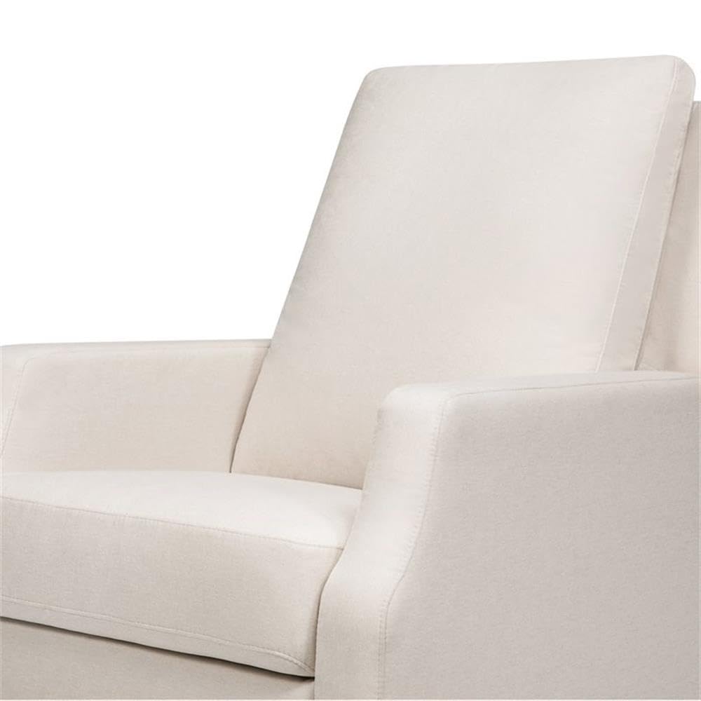 Namesake Crewe Glider Recliner Nursery Chair - GREENGUARD Gold & Certi-PUR US Certified Rocker Recliner - Glider Rocking Chair for Nursery & Living Room - Manual, 360° Swivel, Performance Cream