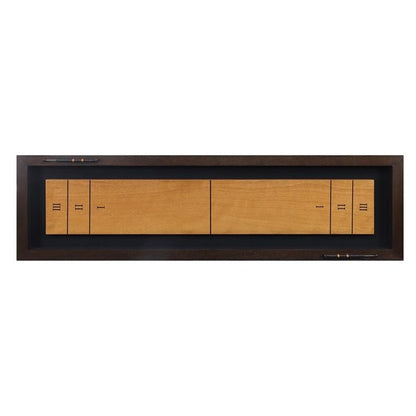 Bowery Hill Shuffleboard Table, Brown Finish, Spruce Veneer with Solid Wood Legs, Transitional Style, Includes Game Pucks, Brush, Wax, Scorers, Perfect for Game Room Entertainment