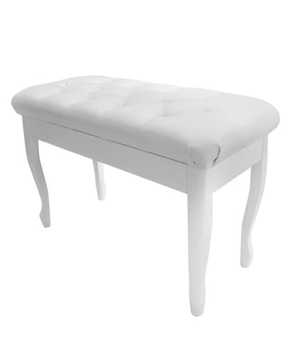 Deluxe Leather Piano Bench with Large Storage Box Wood Keyboard Vanity Stool for Home & Professional Use 76 X 35 X 49Cm