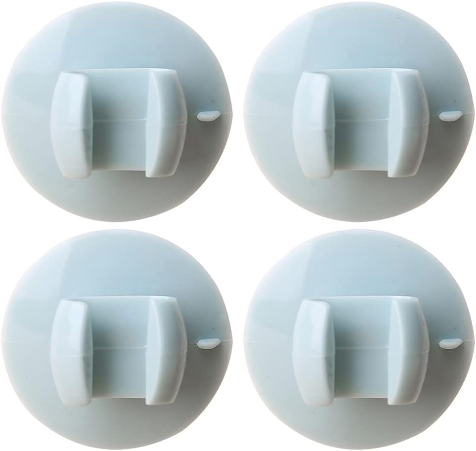 YARDWE 4Pcs Rice Cooker Spoon Holder, Blue, Suction Rack Spoon Storage Stand for Rice Maker Cooker