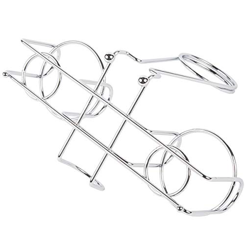 G.E.T. Chrome Metal Two Compartment Condiment Caddy - 4-22735 Metal Table Caddies Collection