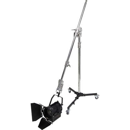 Kupo Junior Boom Roller Stand, Heavy Duty Mobile Steel Stand and Braked Wheels, Max Height 12.5', Supports 66lbs (KS301512)