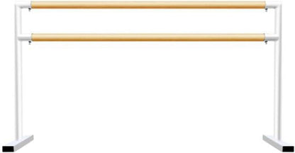VUBYSG Independent Portable Mobile Dance Pole Fitness Equipment for Adults and Children, Stretching Ballet bar, White - 100cm,White-100cm