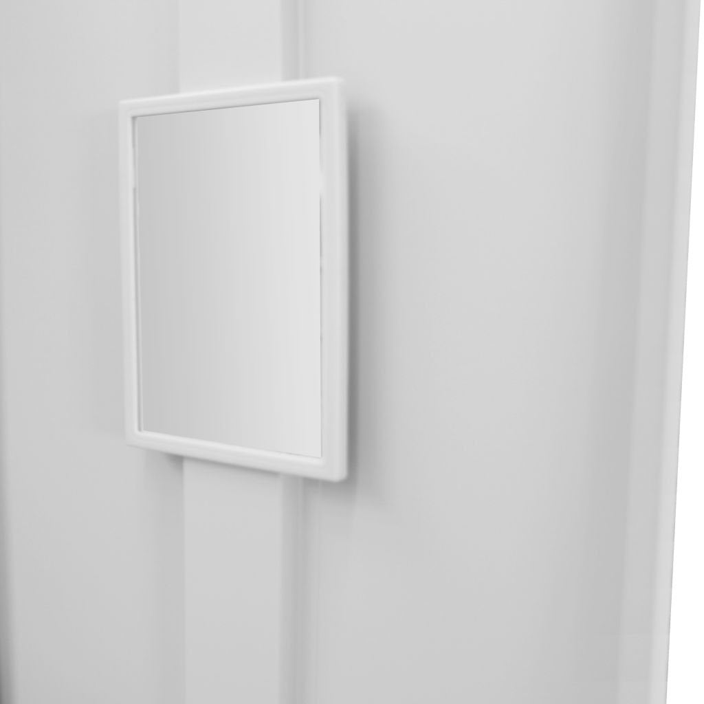 Tidyard Large Steel Locker Cabinet, Industrial Grey Rectangular Metal Storage with Cam Lock for Office, Utility Room and Sports Changing, 18x15x70.9 Inches