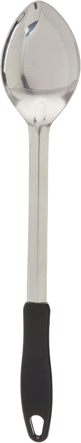 Winco 15-Inch Solid Basting Spoon with Stop Hook and Bakelite Handle