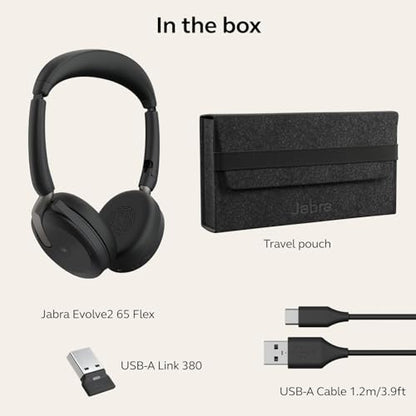 Jabra Evolve2 65 Flex - USB-A MS Stereo, W128298498 (Stereo)