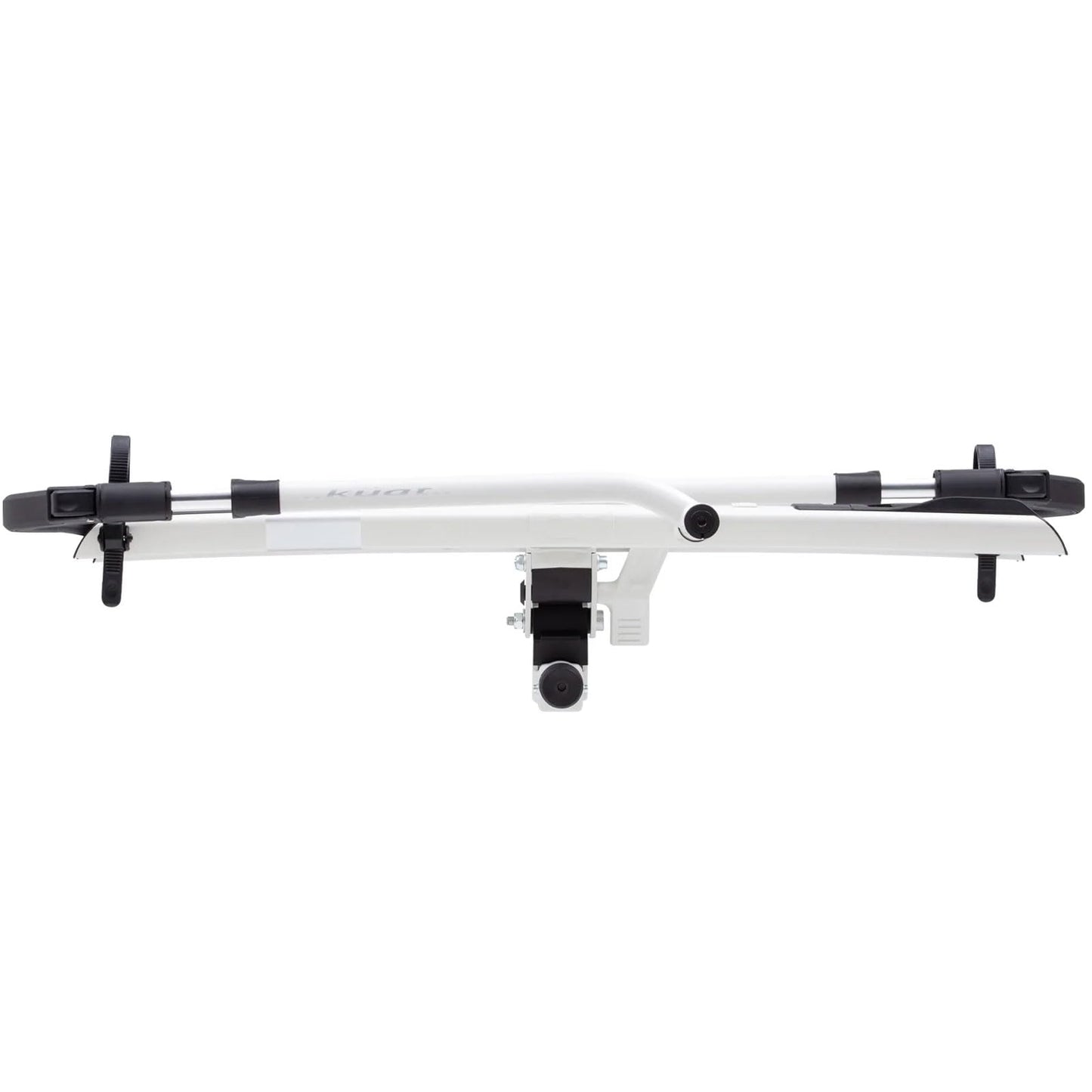 KUAT Sherpa 2.0 Durable Lightweight Aluminum Compact 2 Bike Transporting Hitch Rack with Cable Lock & Foldable Tire Cradles | Capacity - 40 Lbs per Tray, Pearl & Silver Anodize, 2"