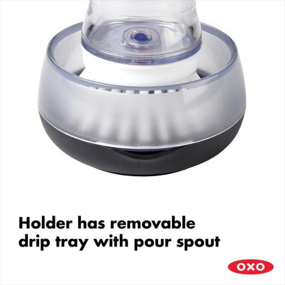 Set OXO Good Grips Soap Dispensing Palm Brush Storage