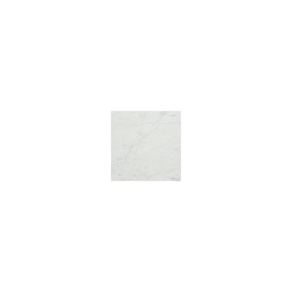 Signature Design by Ashley Isanti Modern End Table with Marble Top, White & Light Brown