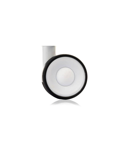 DON HIERRO Bauhaus Folding Bar & Kitchen Cart – 2-Tier Rolling Serving Cart with Wheels, Grey Frame and Ash Finish Shelves – Modern Utility Trolley