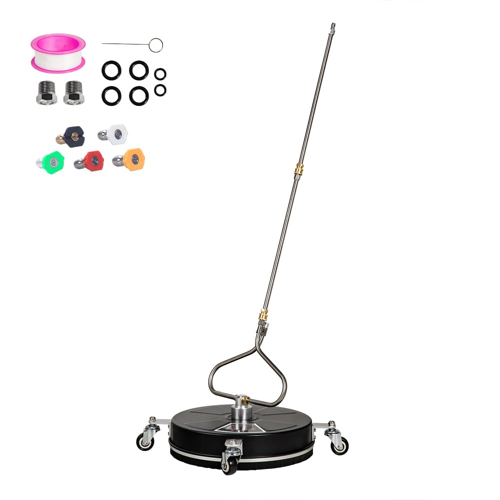 TRELVEX 4000 PSI Pressure Washer Surface Cleaner W/ 2 ExWand Attachment Kit 4000psi