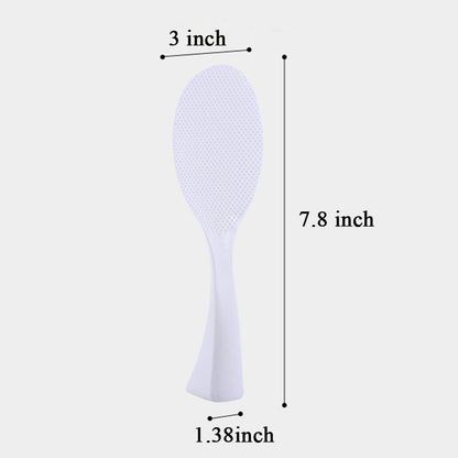Rice Spoon Paddle Standing, 2 Pack Non Stick Rice Scooper Professional Rice Spatula Potato Cooker Server