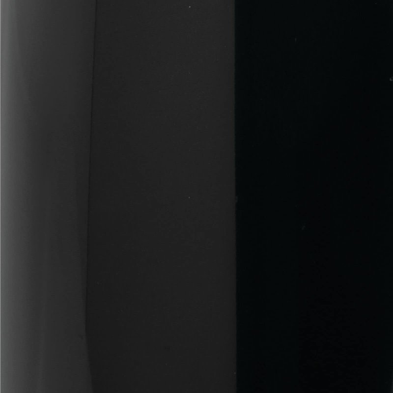mDesign Small Metal 2.4 Gallon/9 Liter Trash Can Wastebasket Garbage Bin for Bathroom, Slim Rubbish Waste Bin Trashcans - Mirri Collection - Black