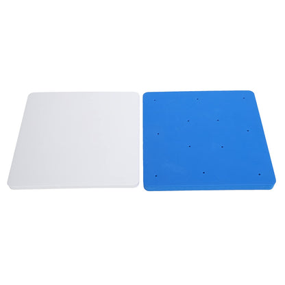 OUKENS Fondant Foam Pad, 2 Pcs 12 Holes Silicone Sponge Mat, Paste/Sugar Flower/Gum/Chocolate/Clay Modelling Tools, Drying Tray for Sugarcraft, Cake Decoration, Handmade, DIY