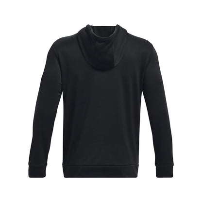 Under Armour mens Armour Fleece Big Logo Hoodie, (001) Black / / Black, X-Small