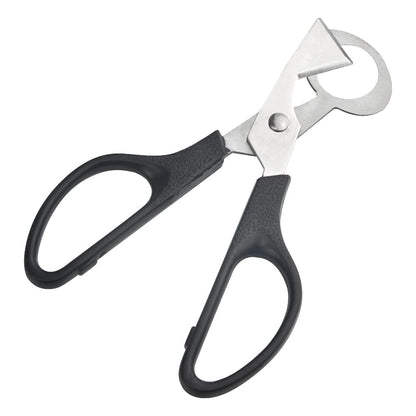 XINMEIWEN 10Pack Stainless Steel Quail Egg Cutter Scissors Quail and Pigeon Egg Cutter Tool Quail Scissors Opener Quail Egg Cracker for Home Kitchen (Black)