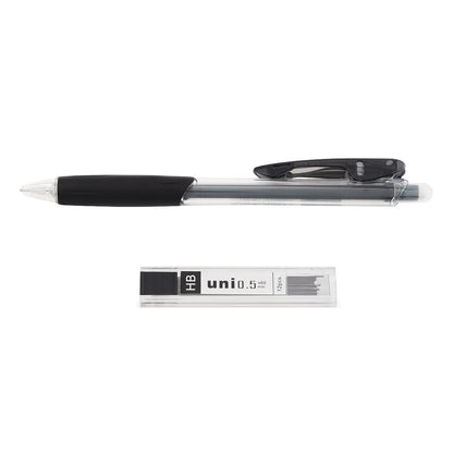 Smgda Precision Marking T-Rule Stainless Steel T Square with Mechanical Pencil & 0.5mm Refill Scribing Line Ruler for Marking or Measuring, for Carpenters, Designers, Architects, Engineers 200mm