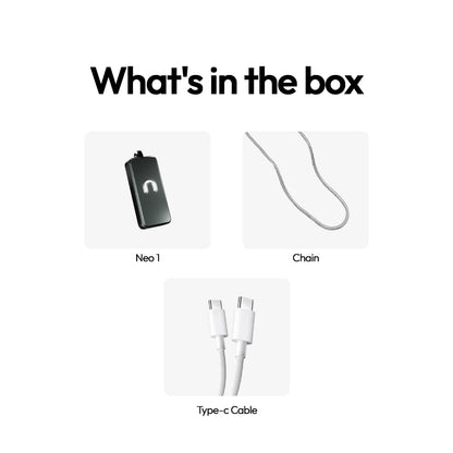 neosapien Neo 1 AI Wearable Assistant – Capture Meetings, Conversations & Ideas with AI Summaries, Action Items, Notes & Reminders - Copper