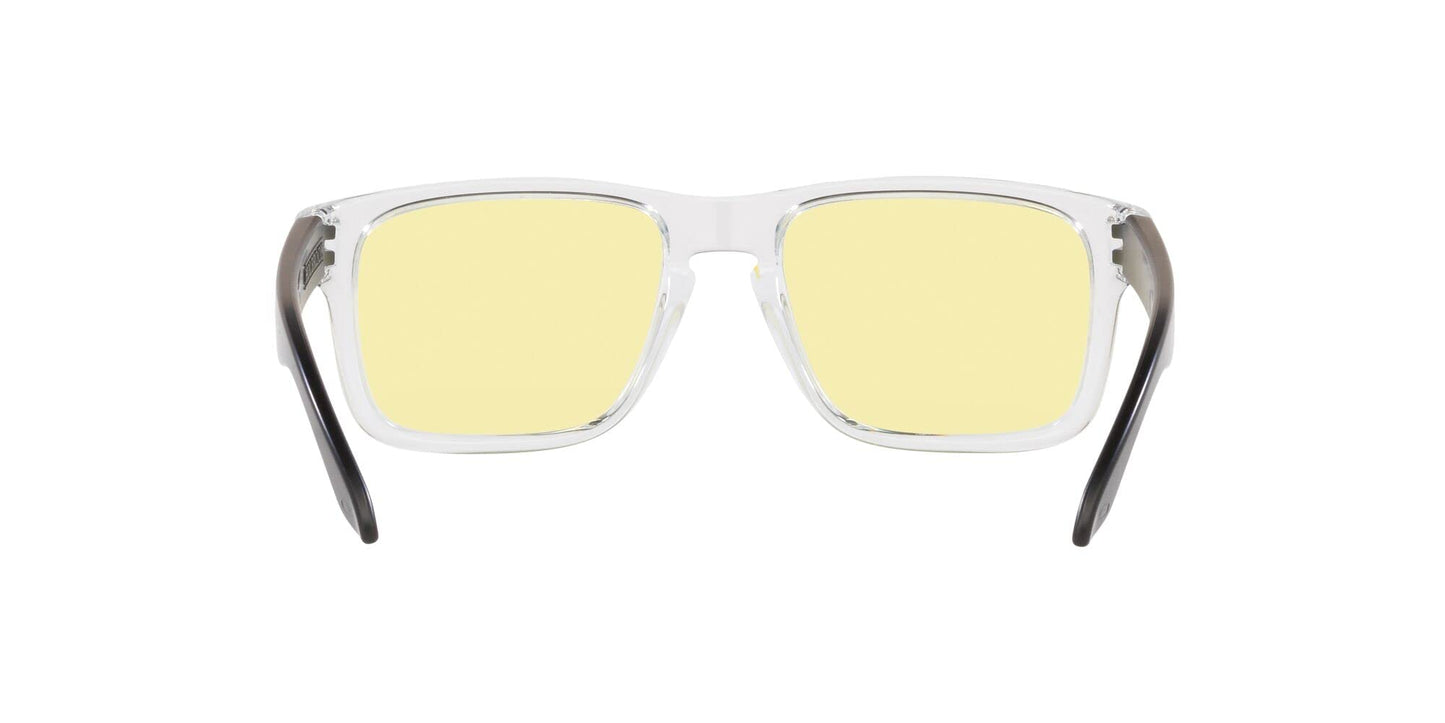 Oakley Men's OO9102 Holbrook Square Sunglasses, Clear/Prizm Gaming, 57 mm