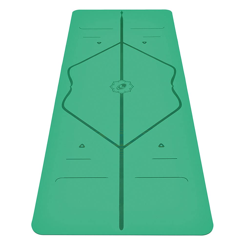 Liforme Travel Yoga mat – Patented Alignment System, Warrior-Like Grip, Non-Slip, Eco-Friendly, Ultra-Lightweight and Sweat Resistant, Made with Natural Rubber