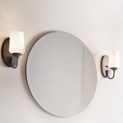 Kichler Aubrey 10.75" 1 Light Wall Sconce with Satin Etched Cased Opal in Olde Bronze®